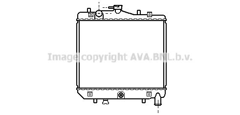 AVA QUALITY COOLING Радиатор, охлаждение двигателя MZ2042